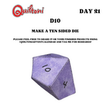 D10 EPP (Hand Sewing) PDF pattern (templates included to print)