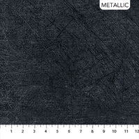 Heavy Metal Stonehenge Pewter Scratched Metal Fabric, Northcott