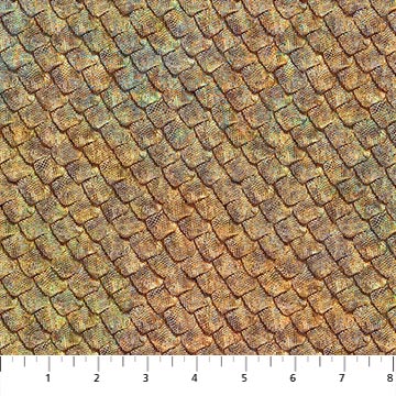 Prehistoric World Stonehenge Rust Scales Fabric, Northcott