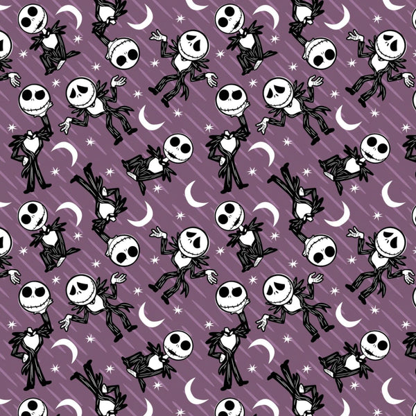 Nightmare Before Christmas V Collection - Jack Stars Fabric, Camelot