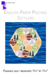 English Paper Piecing Kit - Catan Easy EPP Quilt Kit