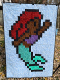 Mermaid Lap Quilt Kit - Please specify preferred skin tone