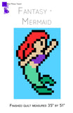 Mermaid Lap Quilt Kit - Please specify preferred skin tone