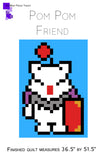 Pom Pom Friend Lap Quilt Pattern PDF