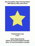 Star Foundation Paper Piecing Pattern PDF