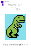 T-Rex Lap Quilt Pattern PDF