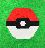 English Paper Piecing: Monster Ball Full Kit (Pattern included)
