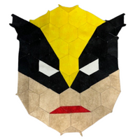 English Paper Piecing: Angry Anti-Hero Full Kit (Pattern included)