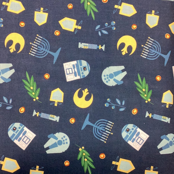 Star Wars Winter Holiday IV Light of the Galaxy Tossed Fabric, Camelot