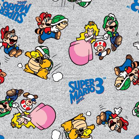 Nintendo Mario SMB3 Fabric, Springs Creative