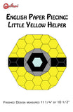 English Paper Piecing: Little Yellow Helper Pattern Only PDF