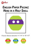 English Paper Piecing: Hero in a Half Shell Pattern Only PDF