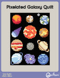 Pixelated Galaxy Quilt a Long: A 12 Block Space Themed Quilt Pattern PDF