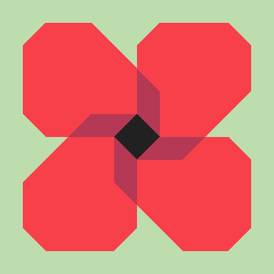 Poppy Block in 2 sizes 9 inch and 18 inch - PDF Pattern – Quiltoni