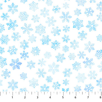 First Snow Winter Fabric, Patrick Lose, Northcott