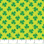 Love and Luck Shamrocks Fabric, Patrick Lose, Northcott