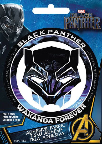 Marvel Comics - Black Panther - Adhesive Fabric 3 in/ 7.62 cm Badge