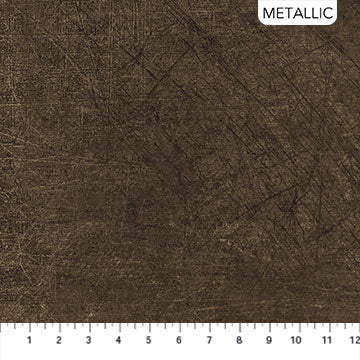 Heavy Metal Stonehenge Gold Scratched Metal Fabric, Northcott