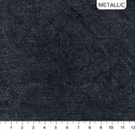 Heavy Metal Stonehenge Pewter Scratched Metal Fabric, Northcott
