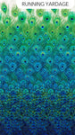Luminosity Peacock Fabric 24450M-49, Northcott