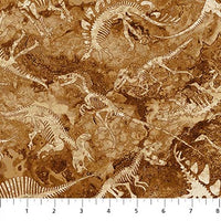 Prehistoric World Stonehenge Rust Fabric, Northcott