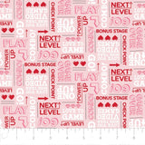 Be My Player 2 Words Pink Fabric, Camelot