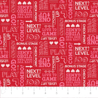 Be My Player 2 Words Red Fabric, Camelot