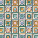Not Your Granny's Squares Afghan Tiles Fabric, Camelot