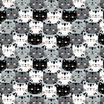 Having Fun Kitten Overload Fabric, Camelot