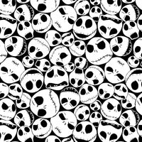 Jack Skulls Fabric, Springs Creative