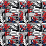 Spiderman Comic Packed Fabric, Springs Creative