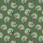 Mandalorian & Baby Yoda Green Fabric, Camelot