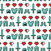 Minecraft Diamond Icons Fabric, Springs Creative