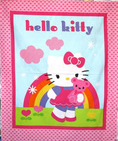 Hello Kitty Rainbow Fabric Panel, Springs Creative