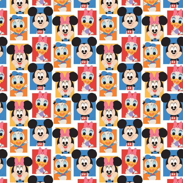 Disney It's A Small World Collection - M&M and Friends Fabric, Camelot