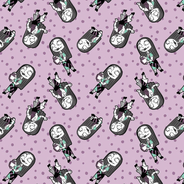 Nightmare Before Christmas V Collection - Sally Dot Fabric, Camelot