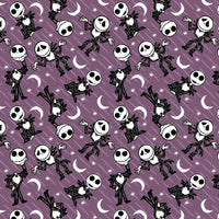 Nightmare Before Christmas V Collection - Jack Stars Fabric, Camelot