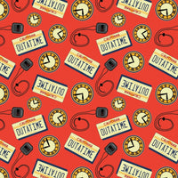 Back to the Future License Plate Fabric, Camelot