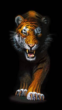 Wild Tiger Digital Print Fabric, Robert Kaufman