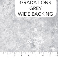 Stonehenge 108" Wide Backing Gradations Grey Fabric Ombre, Northcott B3937-291