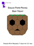 English Paper Piecing: Baby Treant Full Kit (Pattern included)