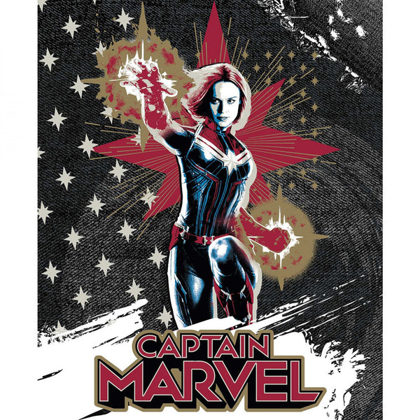 Captain Marvel Panel Lap Quilt