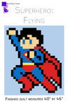 Flying Superhero Lap Quilt Pattern PDF
