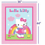 Hello Kitty Rainbow Panel Quilt