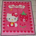 Hello Kitty Apples Panel Quilt
