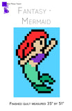 Mermaid Lap Quilt Pattern PDF