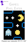 Pixel Eater Gaming Lap Quilt Pattern PDF