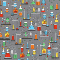 Science Fair Test Tubes Fabric, Robert Kaufman