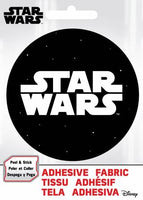 Star Wars - SW Logo- Adhesive Fabric 3 in/ 7.62 cm Badge