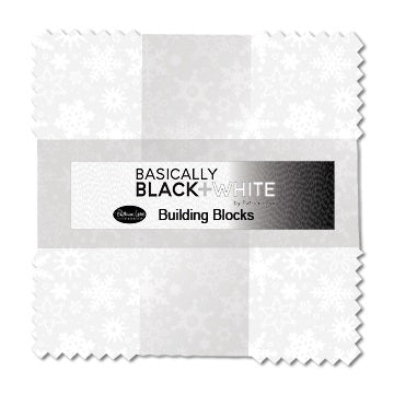 Basically Black + White Fabric Layer Cake Pack, Northcott Patrick Lose